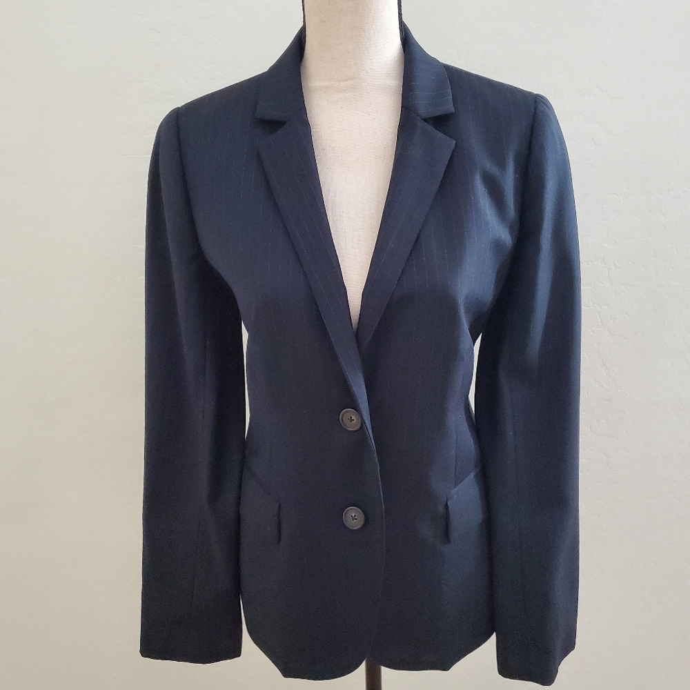 JCrew Super 120's Pinstripe Blazer